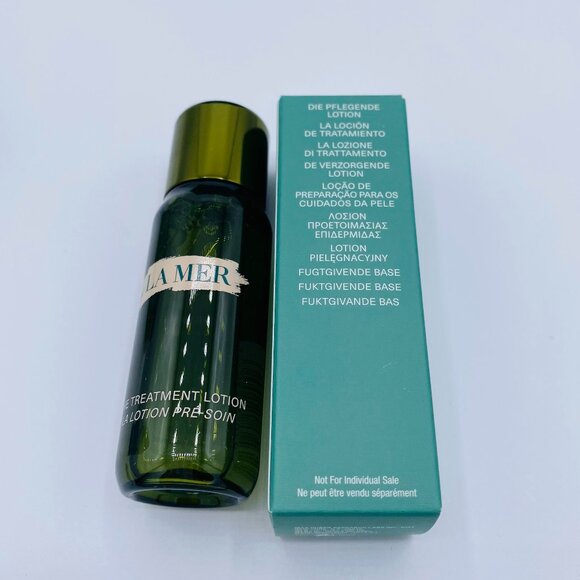 La Mer Beauty Gift Set - 4pc, Green Pouch, Cream, Lotion, Keychain - NEW - Picture 5 of 16